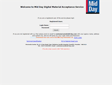 Tablet Screenshot of material.mid-day.com